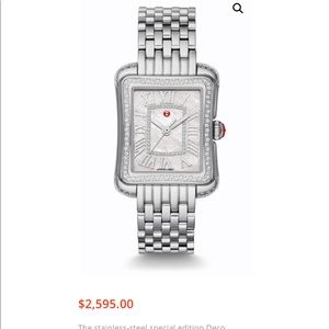 Michele Accessories - Michele Deco Moderne II Diamond Watch Michele Accessories - Michele Deco Moderne II Diamond Watch